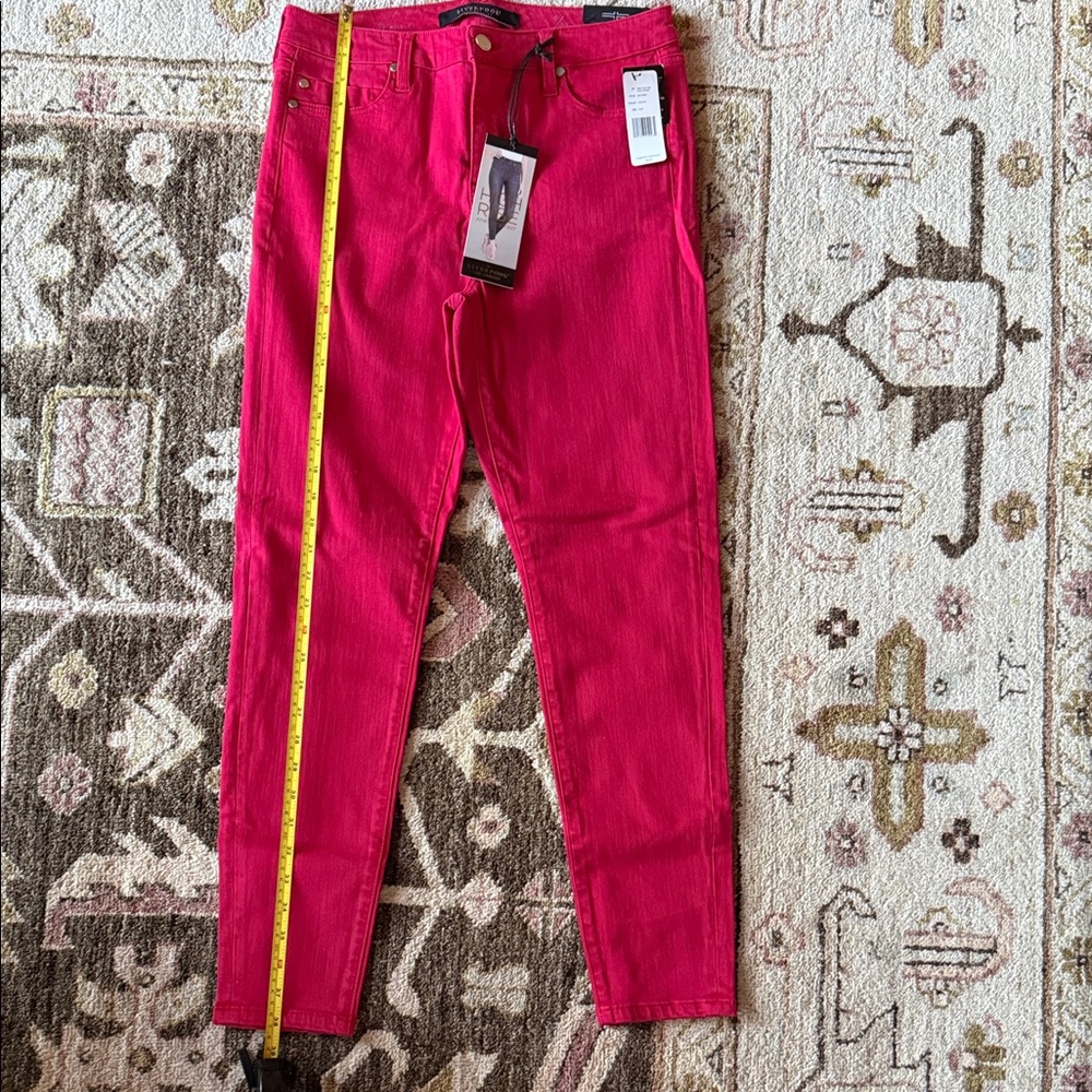 NWT Liverpool Lollipop Red Abby High Rise Ankle Skinny denim Jeans. Size 6 / 28 - Picture 9 of 9